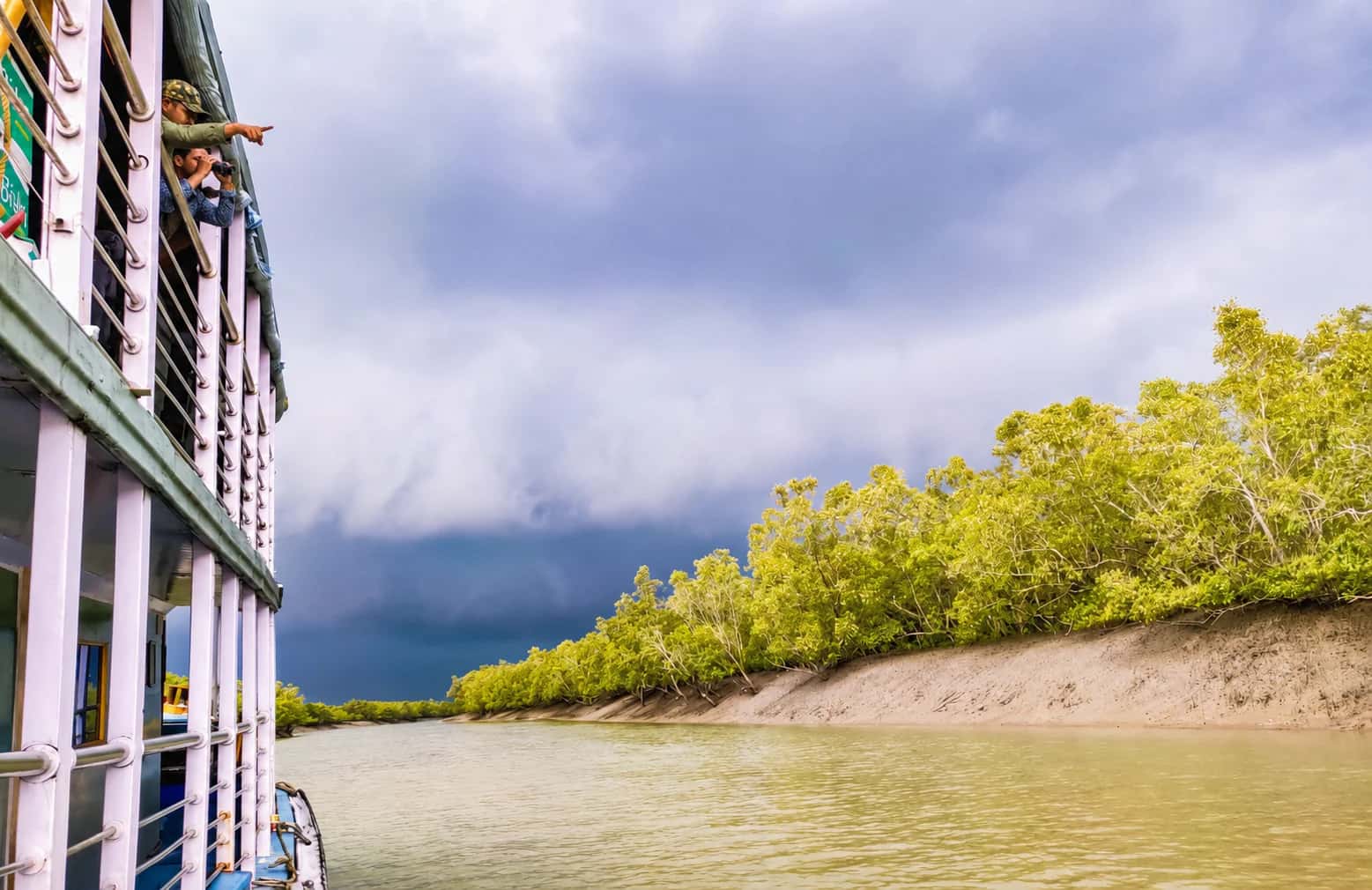 A genuine Sundarban waterway seen during morning exploration
